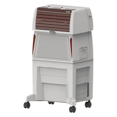Symphony Touch 50 Litres Desert Air Cooler with Fully Closable Louvers (CFD Technology) (OPENBOX)