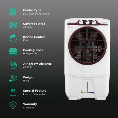 Voltas JetMax 90L Desert Air Cooler (OPENBOX)