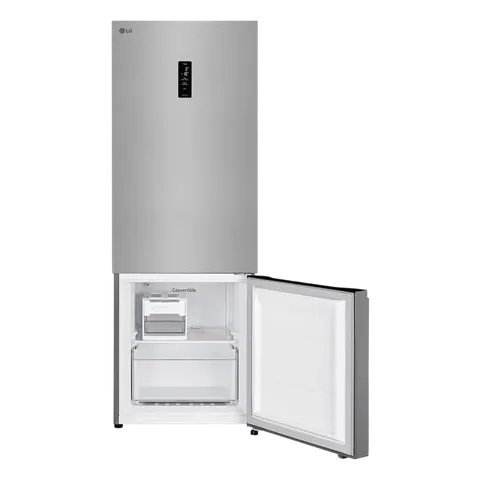 LG 340 Litres, 3-Star, Bottom Freezer, Wi-Fi Convertible, Shiny Steel, GL-B382DPZX (OPENBOX)