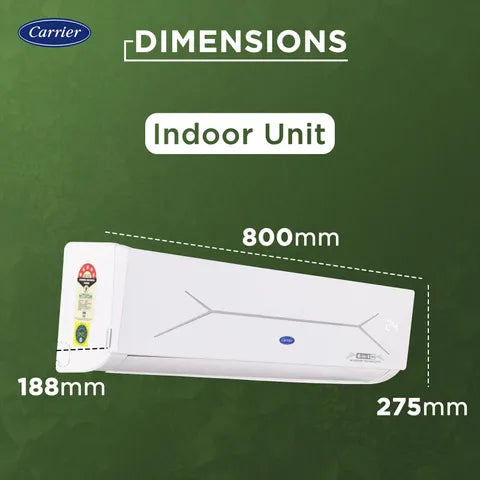 Carrier ESTER EDGE FXi 1 Ton 3 Star Inverter Split AC (OPENBOX)