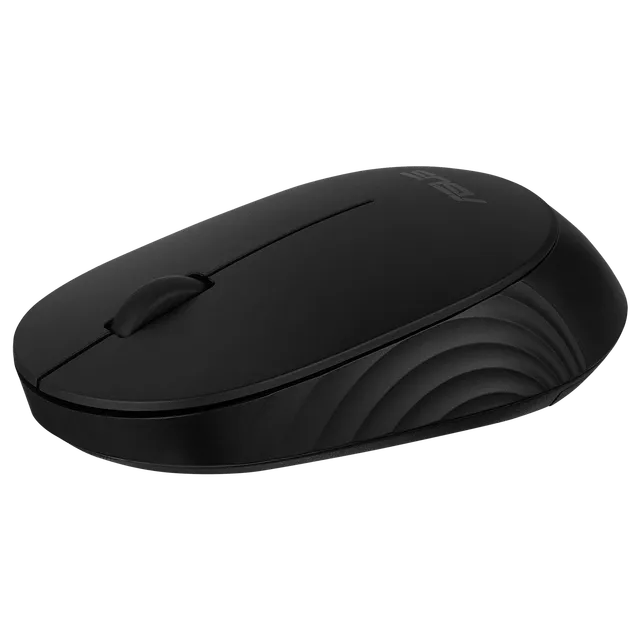 ASUS MW103-BLK Wireless Optical Mouse with Silent Click Buttons (1600 DPI, Ambidextrous Design, ) OPENBOX