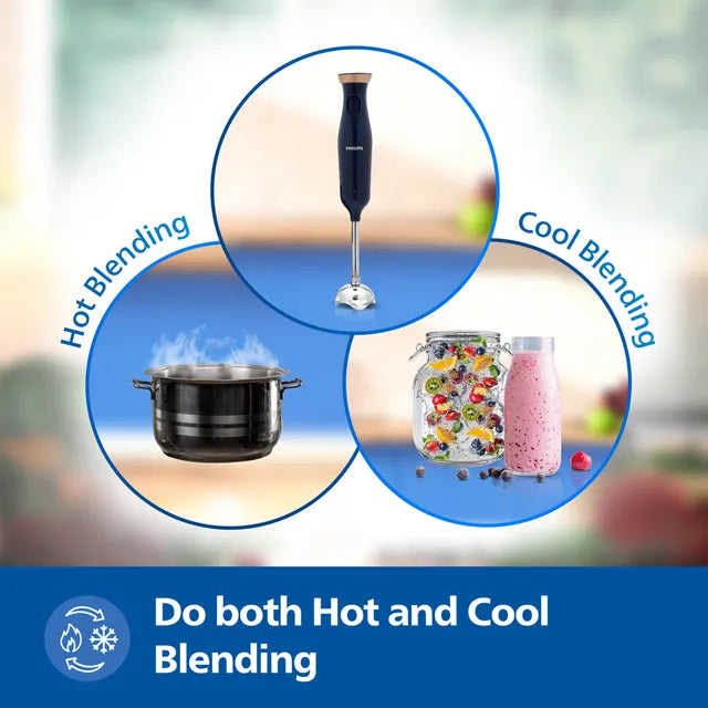 PHILIPS HL1683/00 300 Watt Hand Blender (SmartFlow Technology, Blue) (OPENBOX)