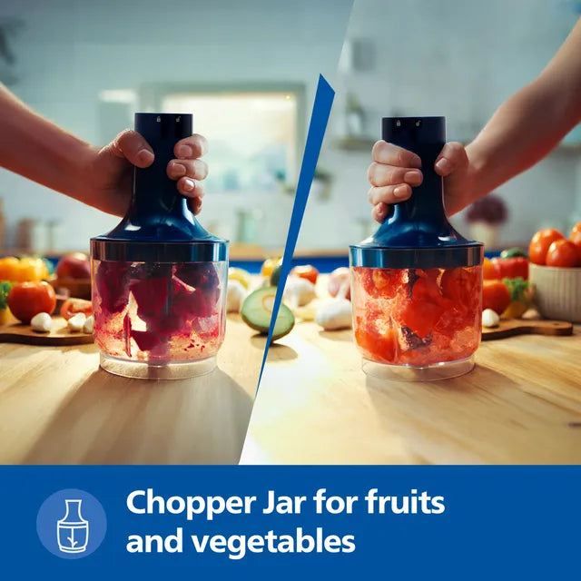 PHILIPS HL1683/00 300 Watt Hand Blender (SmartFlow Technology, Blue) (OPENBOX)