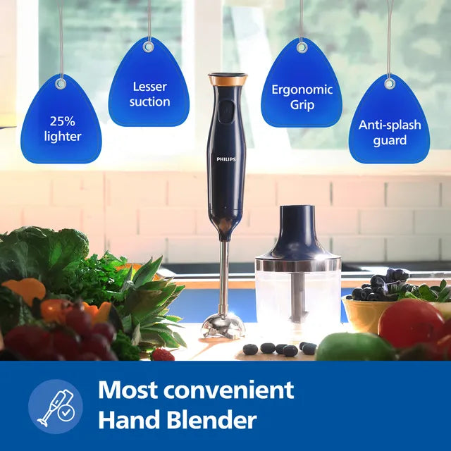 PHILIPS HL1683/00 300 Watt Hand Blender (SmartFlow Technology, Blue) (OPENBOX)