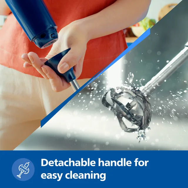 PHILIPS HL1683/00 300 Watt Hand Blender (SmartFlow Technology, Blue) (OPENBOX)