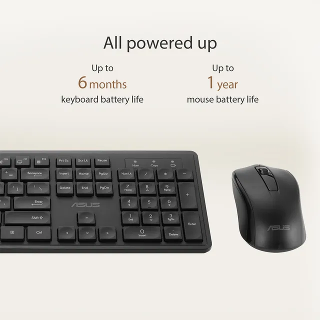 ASUS CW101 Keyboard and Mouse Combo (OPEN BOX )