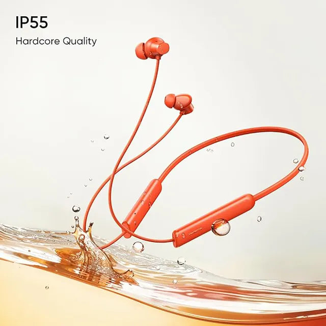 ealme Buds Wireless 5 Lite Neckband with Environmental Noise Cancellation (IP55 Dust & Water Resistant, Dual Device Connection , OPEN BOX