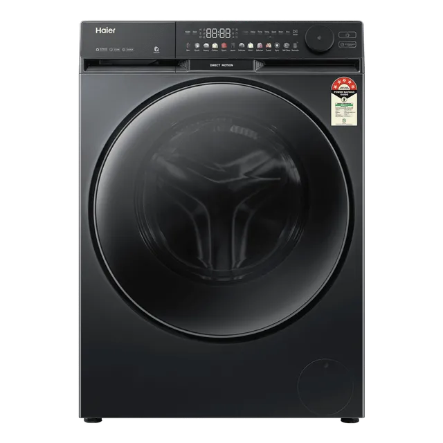 Haier 12 kg 5 Star Wi-Fi Fully Automatic Front Load Washing Machine (F9, HW120-DM14F9BKU1) - OPEN BOX
