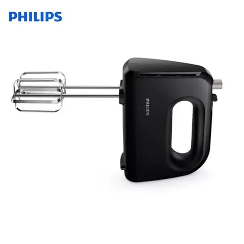 Philips HR3720/10 300 Watt Lightweight Hand Mixer, Blender with 5 speed control settings, stainless steel accessories (OPENBOX)