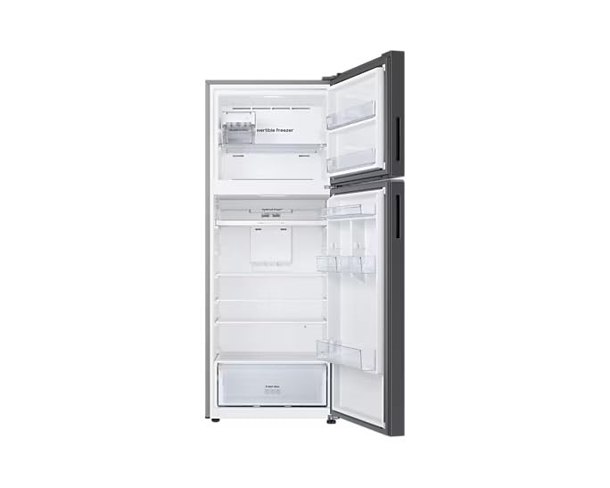 Samsung 465 Litres 2 Star Frost Free Double Door Smart Wifi Enabled Refrigerator with Easily Switch Modes (RT51DG682BB1TL, Black Matt) (OPENBOX)