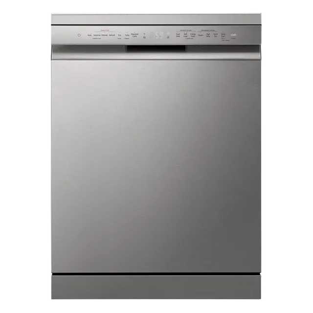LG Dishwasher, TrueSteam™, 15 Place Setting, QuadWash™, ThinQ™ (Wi-Fi), Auto Open Door- OPEN BOX