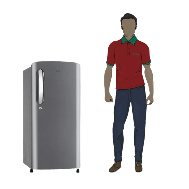 LG 185 Litres 3 Star Direct Cool Single Door Refrigerator with Smart Inverter Compressor (GLD1936YAPZ, Shiny Steel) (2026 Model)-open box