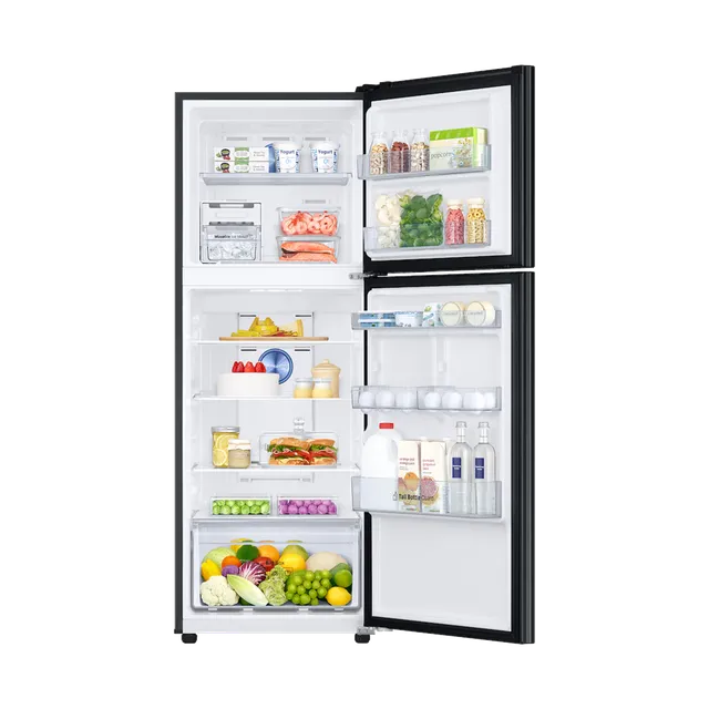 Samsung RT31 301 Litres 2 Star Frost Free Double Door Convertible Refrigerator with Twin Cooling Plus Technology (RT31H4522BX/HL, Luxe Black) (2026 Model)-OPEN BOX