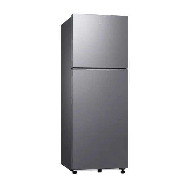 Samsung H28 236 Litres 2 Star Frost Free Double Door Refrigerator with All Around Cooling (RT40H28W2PNL, Elegant Inox) (2026 Model)-OPNBOX