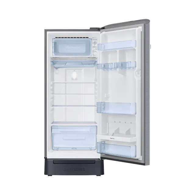 Samsung RR23 215 Litres 4 Star Direct Cool Single Door Refrigerator with Anti Bacterial Gasket (RR23H2H34S8/HL, Elegant Inox) (2026 Model) - OPEN BOX