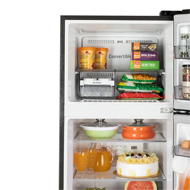 LG 29 288 Litres 2 Star Frost Free Double Door Convertible Refrigerator with Smart Diagnosis (GLT2926PDES, Ebony Sheen) - OPEN BOX