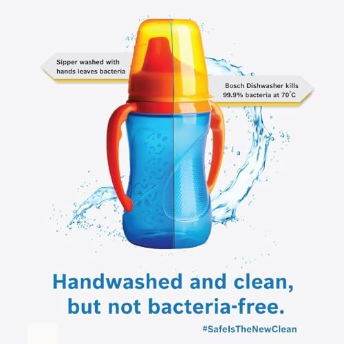 Bosch 13 Place Settings, Free Standing Dishwasher (SMS66GI01I, Silver Inox), extra dry and hygienic wash (OPENBOX)