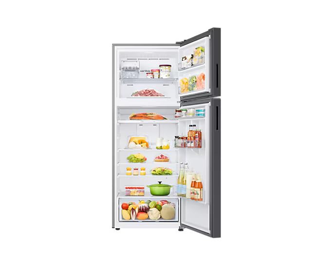 Samsung 465 Litres 2 Star Frost Free Double Door Smart Wifi Enabled Refrigerator with Easily Switch Modes (RT51DG682BB1TL, Black Matt) (OPENBOX)