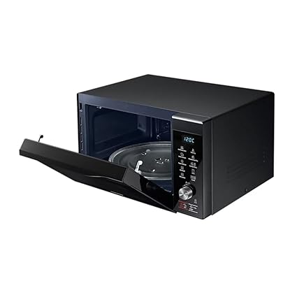 SAMSUNG 32L Convection Microwave Oven with SLIM FRY Technology (MC32A7056CK/TL, Black) (OPENBOX)