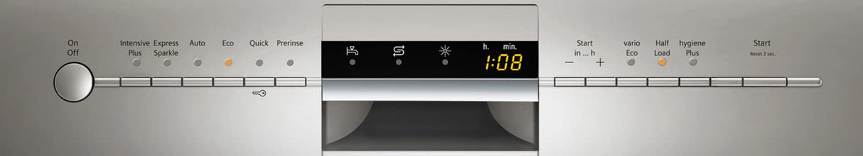 Siemens 13 Place Settings Free Standing Dishwasher (Model: SN256I01GI, Silver) (OPENBOX)