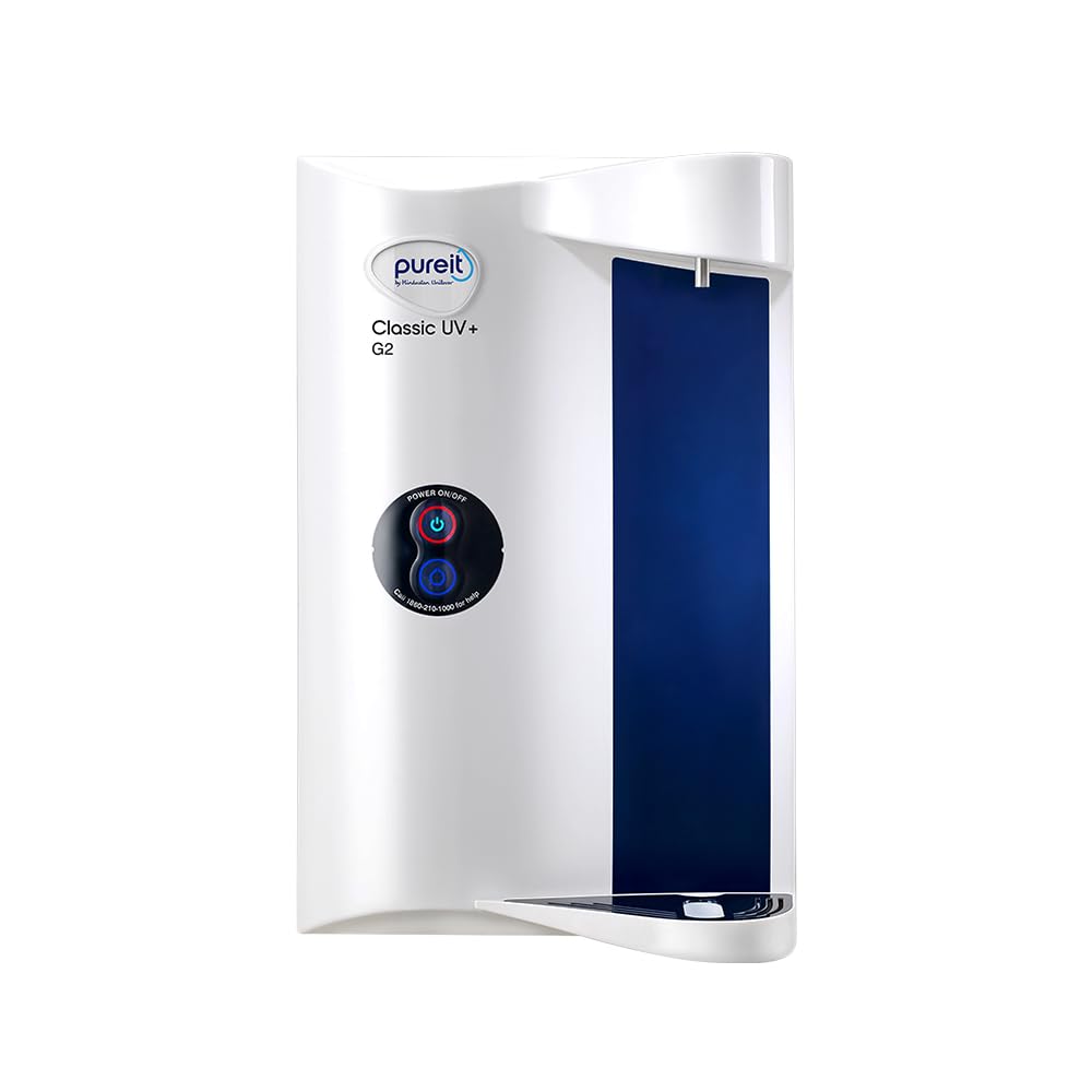 HUL Pureit Classic G2 UV+ Water Purifier - White (Not suitable for Borewell or Tanker Water) (OPENBOX)