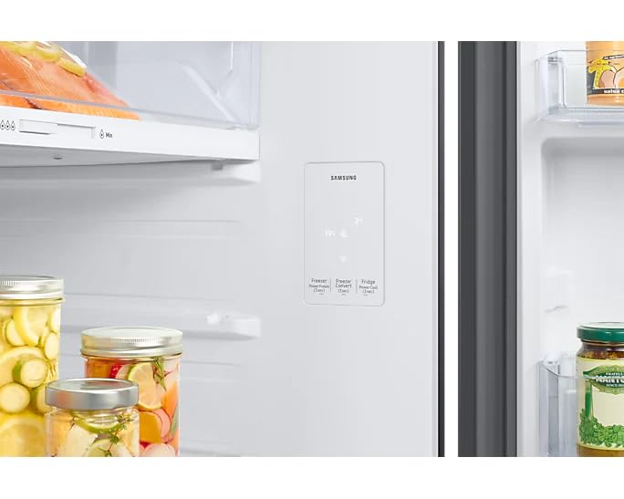 Samsung 465 Litres 2 Star Frost Free Double Door Smart Wifi Enabled Refrigerator with Easily Switch Modes (RT51DG682BB1TL, Black Matt) (OPENBOX)