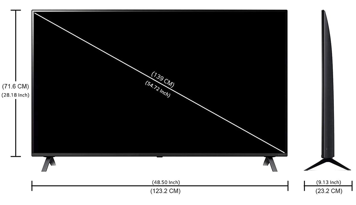 LG 139 cm (55 Inches) 4K Ultra HD Smart Nano Cell TV 55NANO80TNA (Ceramic Black) (OPENBOX)