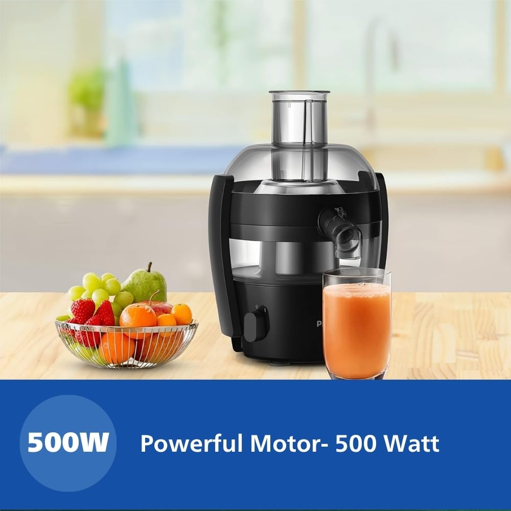 Philips HR1832/00 Centrifugal Juicer Fruits & Vegetables, 1.5L Capacity- OPEN BOX