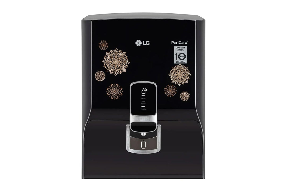 LG WPR RO WW155NPB BBKQEIL RO+UV Black Water Purifier (OPENBOX)