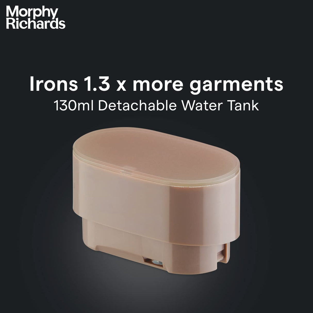 Morphy Richards SteamPro 1300 W Handheld Garment Steamer | With 130ml Detachable Water Tank | Foldable & Lightweight | Champagne Gold (OPENBOX)