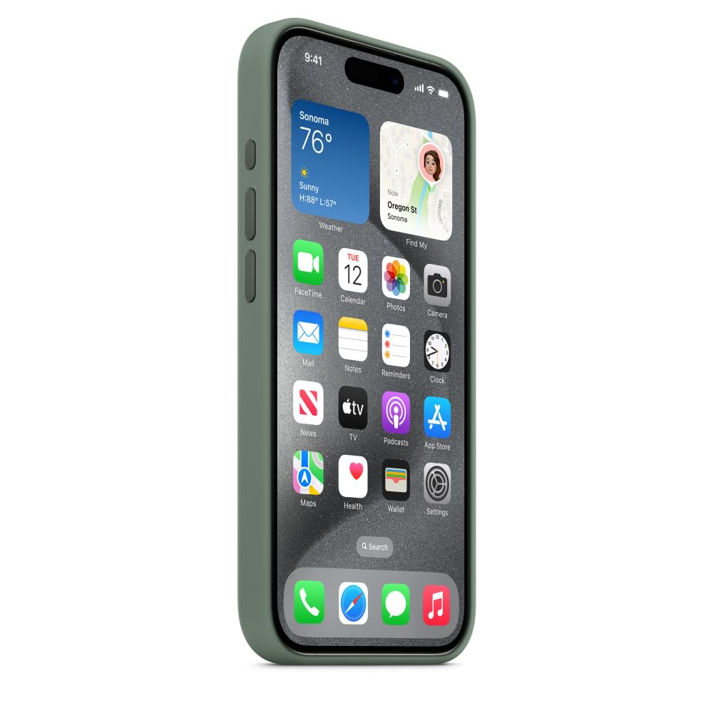 iPhone 15 Pro Si Case Cypress-ZML silicone protective case (OPENBOX)
