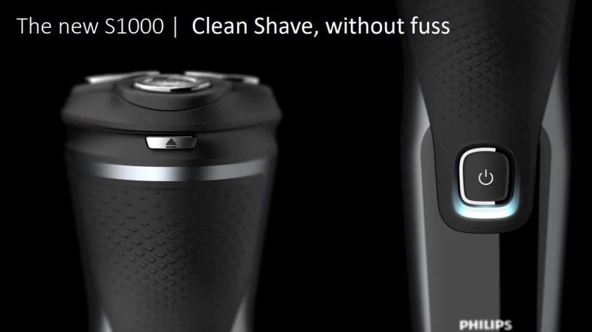 PHILIPS S1223/45, Wet or Dry Comfort Cut blades 3-Directional Flex Heads One-touch Open Pop-up Electric Shaver, Black (OPENBOX)