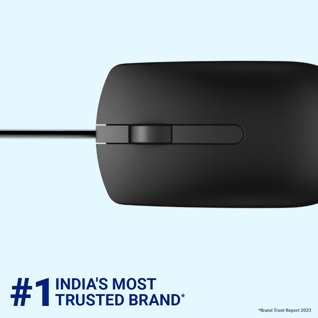 Dell MS116 Wired Optical Mouse, 1000DPI, LED Tracking, Scrolling Wheel, Plug and Play (OPENBOX)