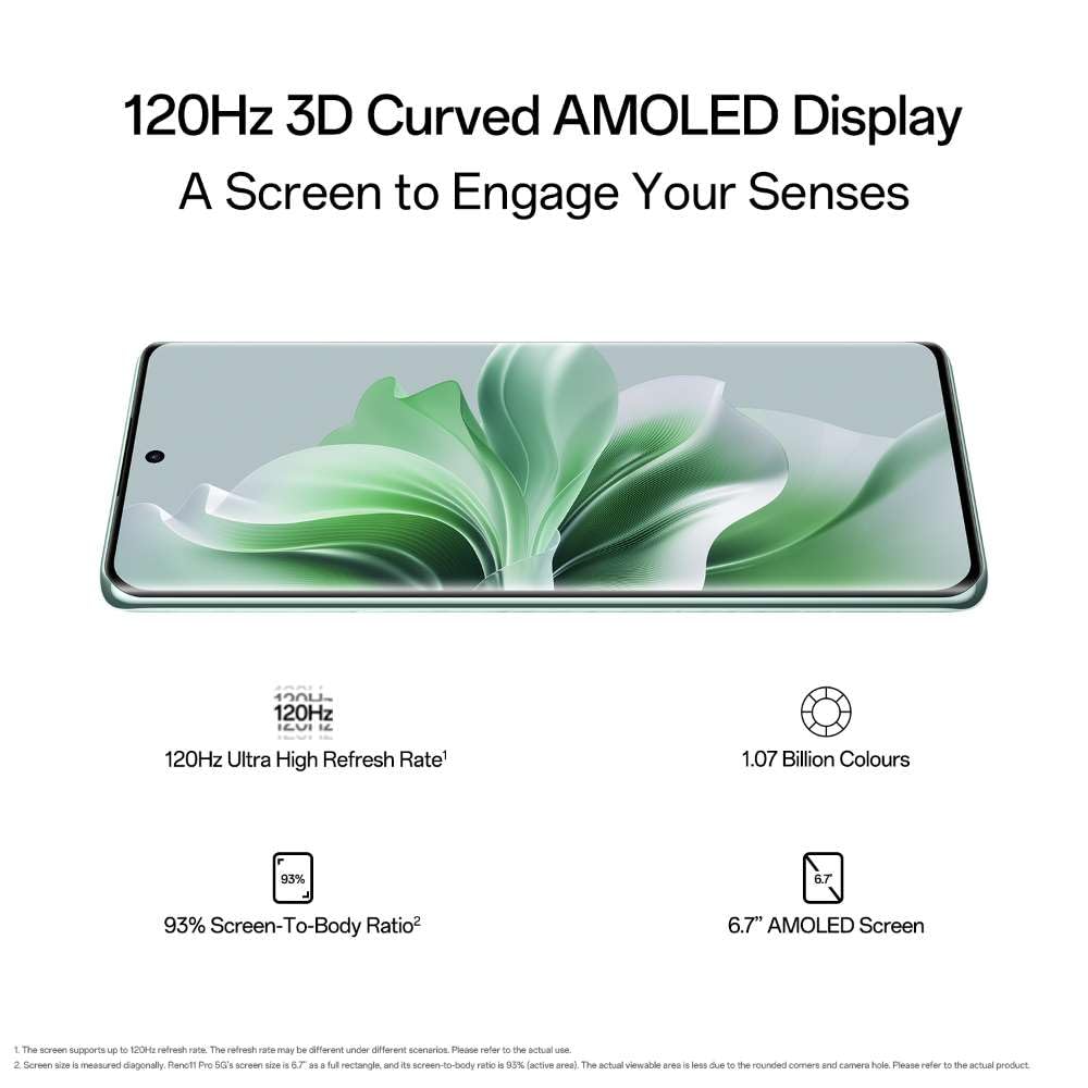 Oppo Reno 11 5G (8GB RAM + 128GB storage) (OPENBOX)