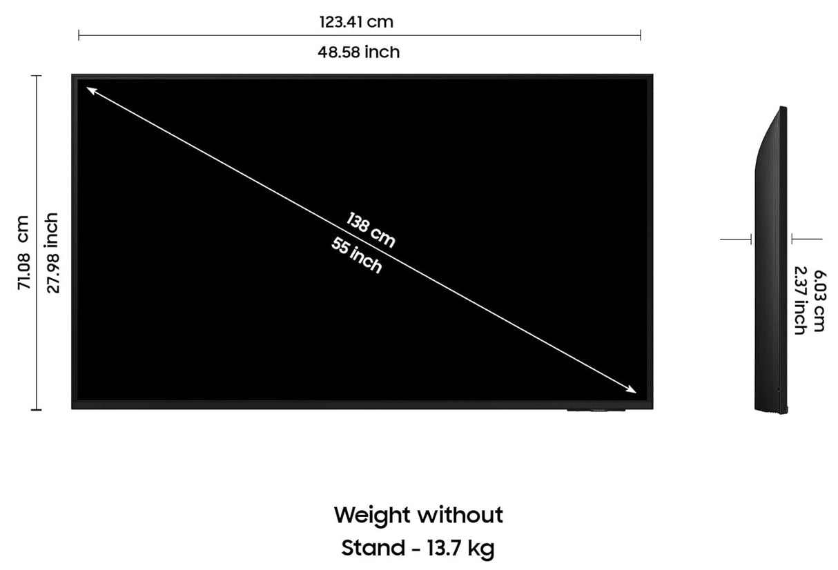Samsung LED 138cm UA55DUE70 (Crystal 4K Vivid, 2024 Series) (OPENBOX)