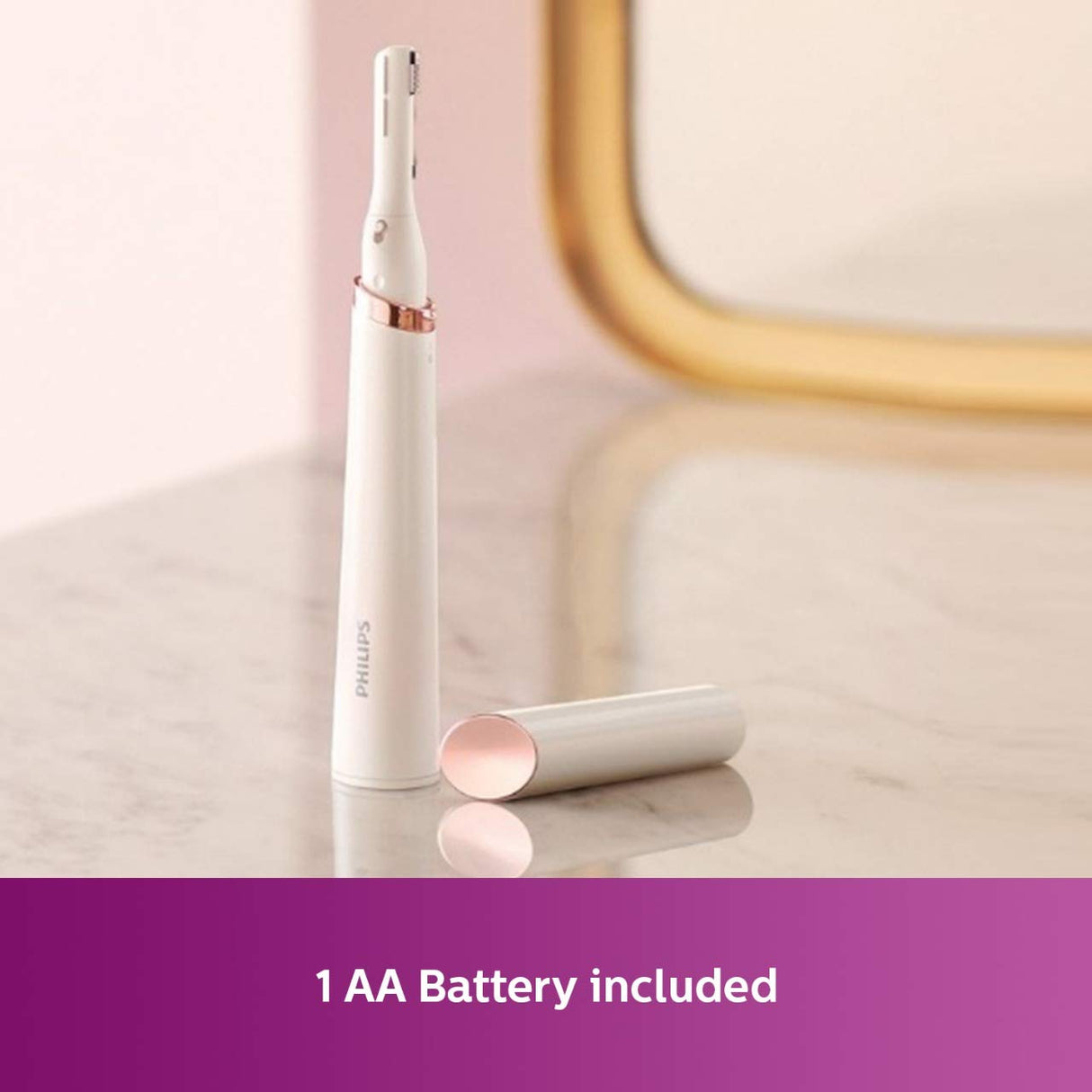 Philips Touch-up HP6388 Eyebrows, Facial & Body Trimmer for Women (White) (OPENBOX)