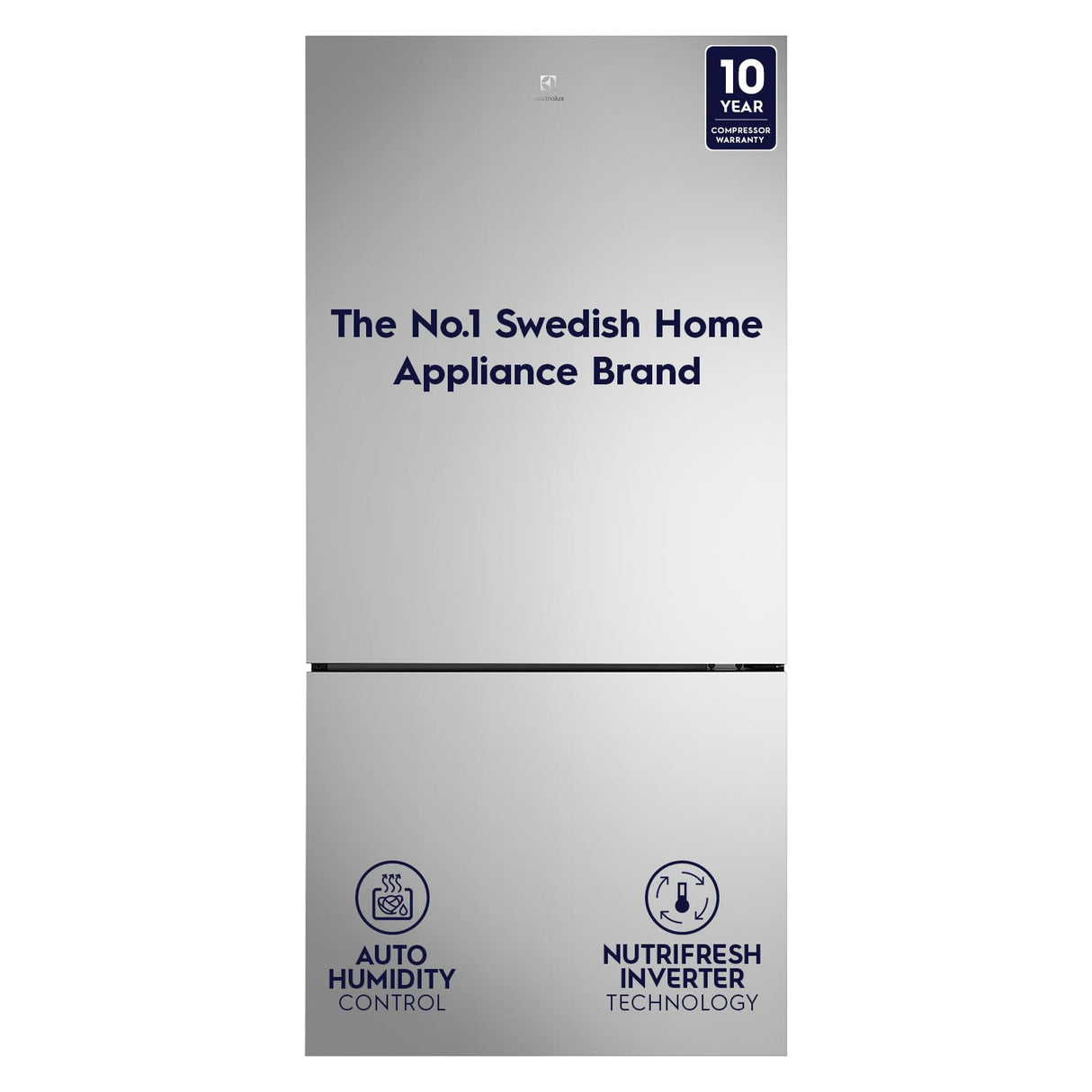 Electrolux 496 Litres 2 Star Frost Free Double Door Refrigerator (RIN Steel) (OPENBOX)