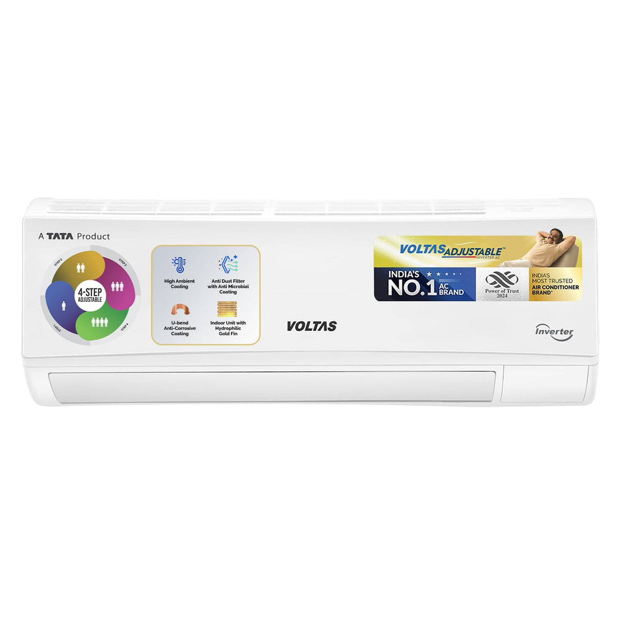Voltas 1.5 Ton 3 Star Inverter Split AC (183V VTZ GLD) (OPENBOX)
