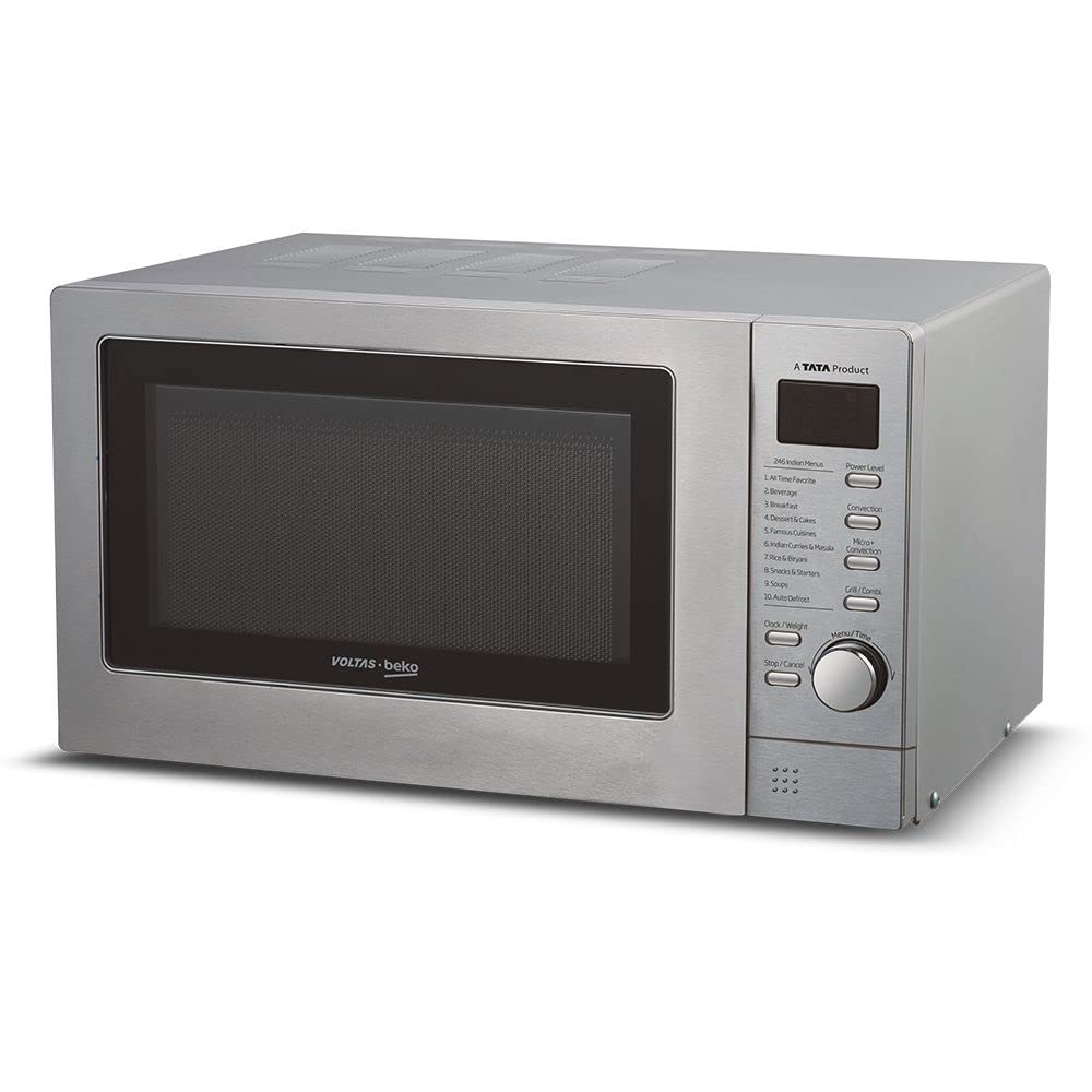 Voltas Beko 20 Litres Convection Microwave Oven (Digital Timer, MC20SD, Silver) (OPENBOX)