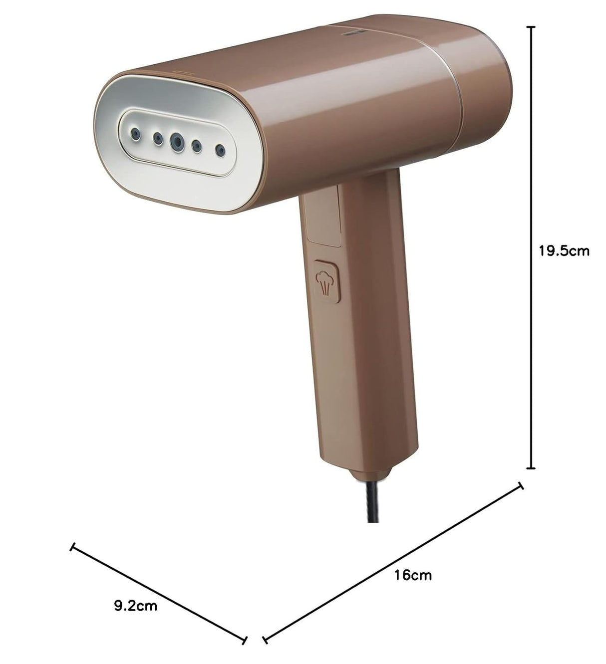 Morphy Richards SteamPro 1300 W Handheld Garment Steamer | With 130ml Detachable Water Tank | Foldable & Lightweight | Champagne Gold (OPENBOX)