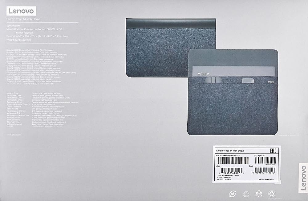 LENOVO 14 YOGA SLEEVE BLACK (OPENBOX)