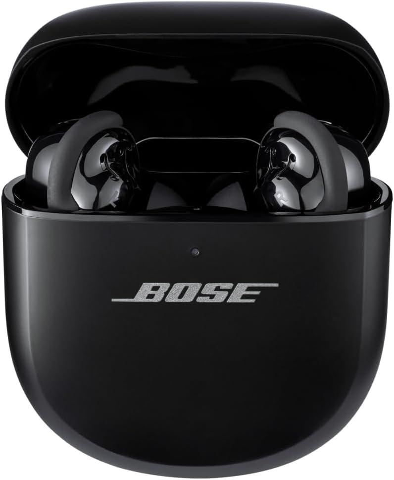Bose New QuietComfort Ultra Wireless Noise Cancelling Earbuds, Bluetooth Earbuds with Spatial Audio and World-Class Noise Cancellation, Black (OPENBOX)