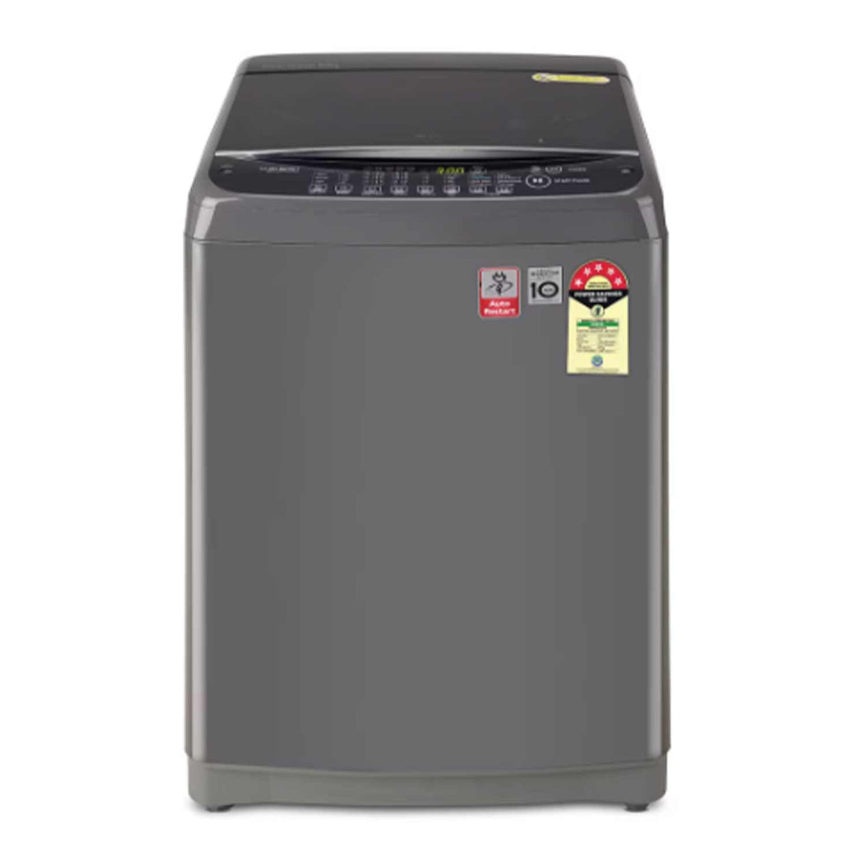 LG 8 Kg 5 Star Inverter TurboDrum Fully Automatic Top Loading Washing Machine (T80AJMB1Z, Jet Spray+, Smart Closing Door, Middle Black) (OPENBOX)