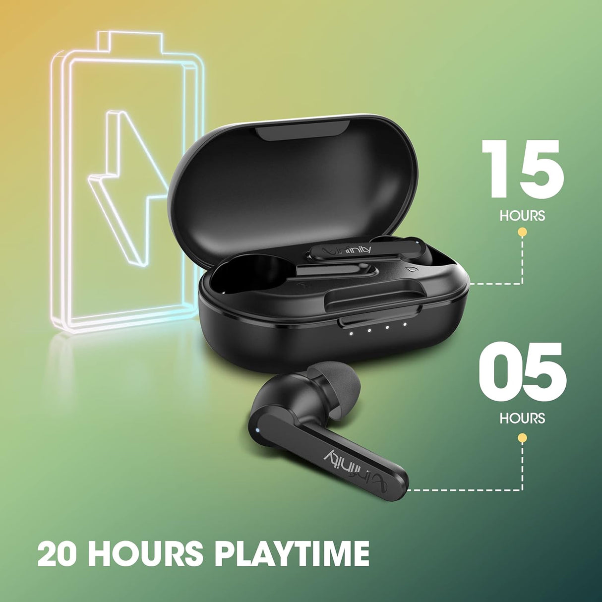 Infinity Swing 300 True Wireless Earbuds (Blue) (OPENBOX)