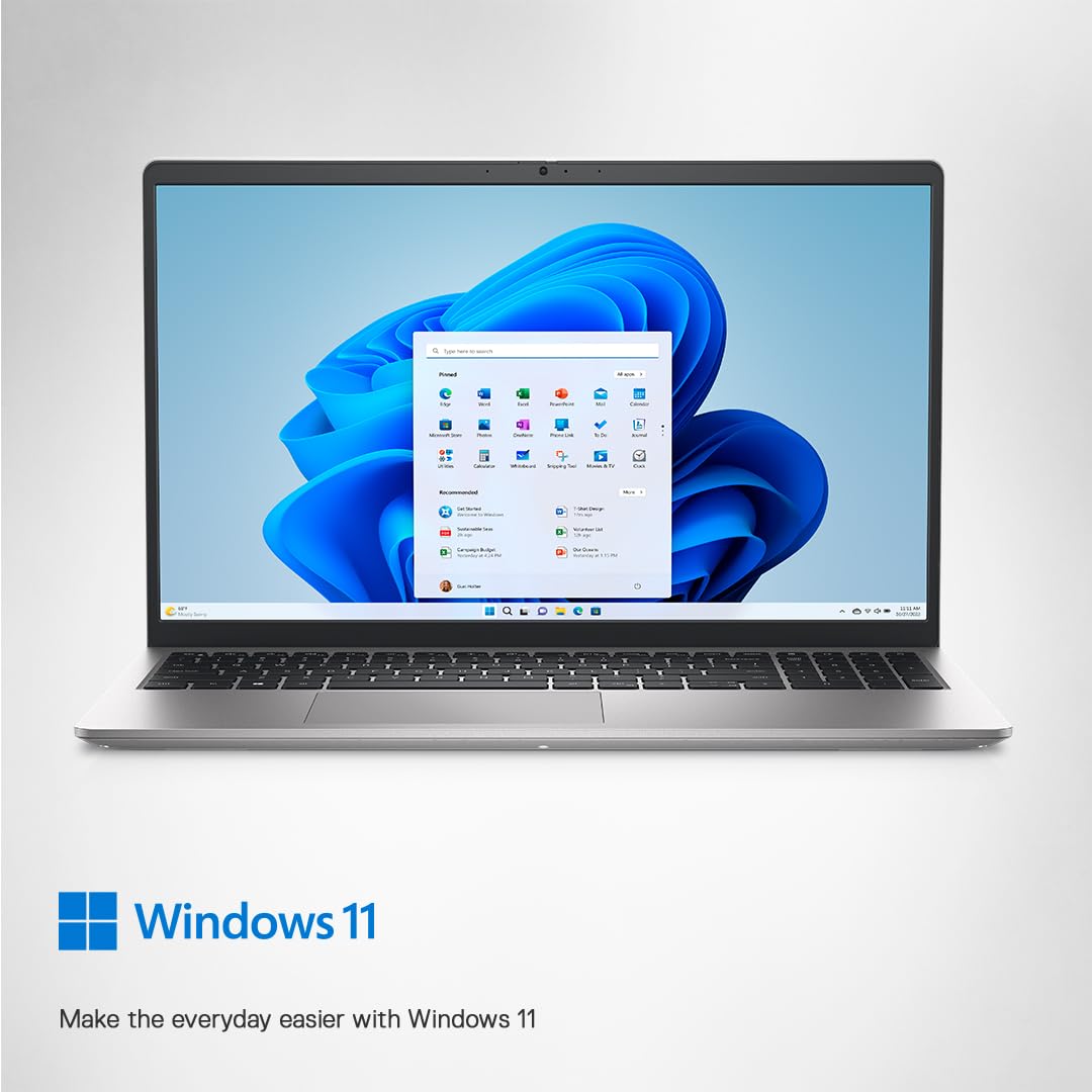 Dell Inspiron 3520 Laptop, 12th Gen Intel Core i5-1235U Processor, 16GB, 512GB, 15.6 (39.62cm) FHD WVA AG 120Hz 250 nits, Backlit KB, Win 11 + MSO'21, 15 Month McAfee, Silver, Thin & Light- 1.65kg