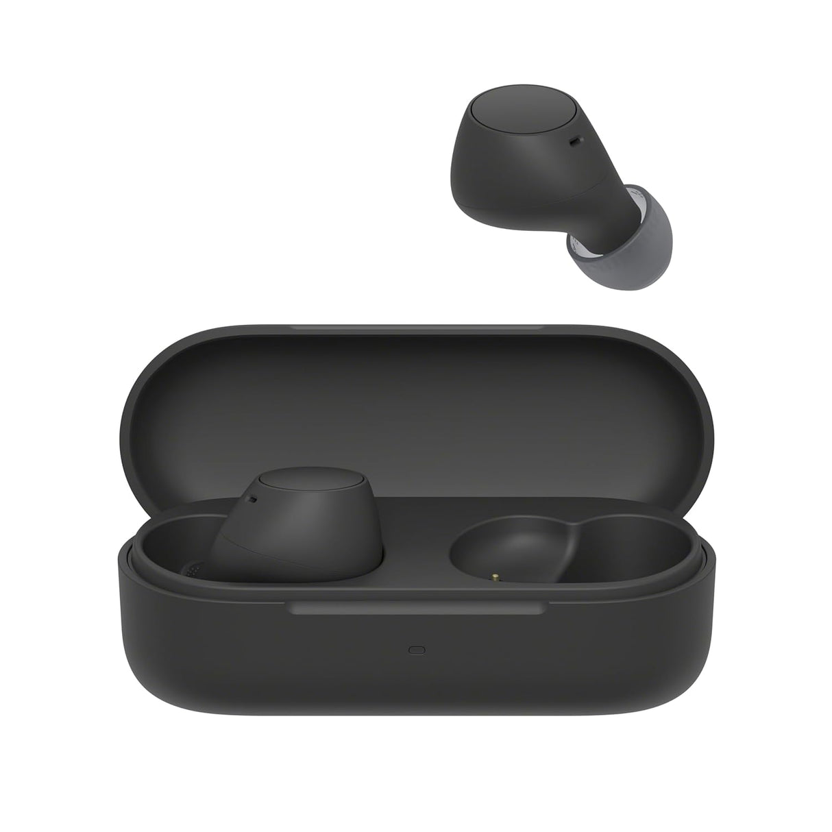 Sony WF-C510 Wireless Bluetooth Earbuds with Mic, TWS, in Ear, Ambient Sound Mode, Small and Comfortable, IPX4, Quick Charge, Multipoint Connectivity, Customized EQ, Up to 22 Hours Battery- Black (OPENBOX)