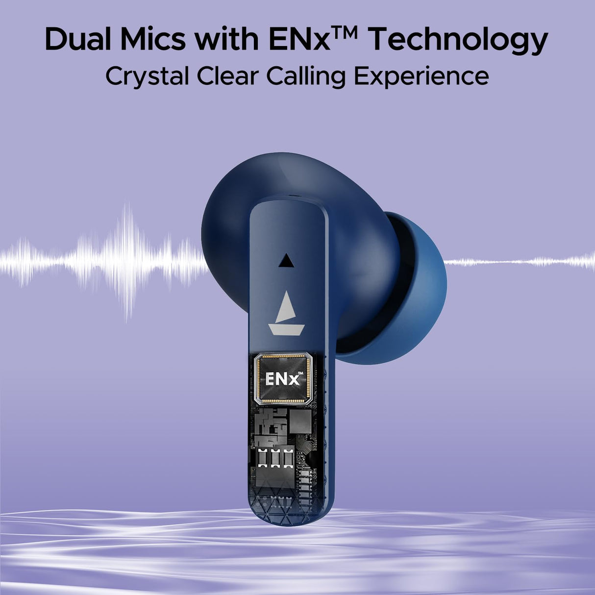 boAt Airdopes 91, 45HRS Battery, 50ms Low Latency, ENx Tech, Fast Charge, IPX4, IWP Tech, v5.3 Bluetooth Earbuds, TWS Ear Buds Wireless Earphones with mic (Starry Blue) (OPENBOX)