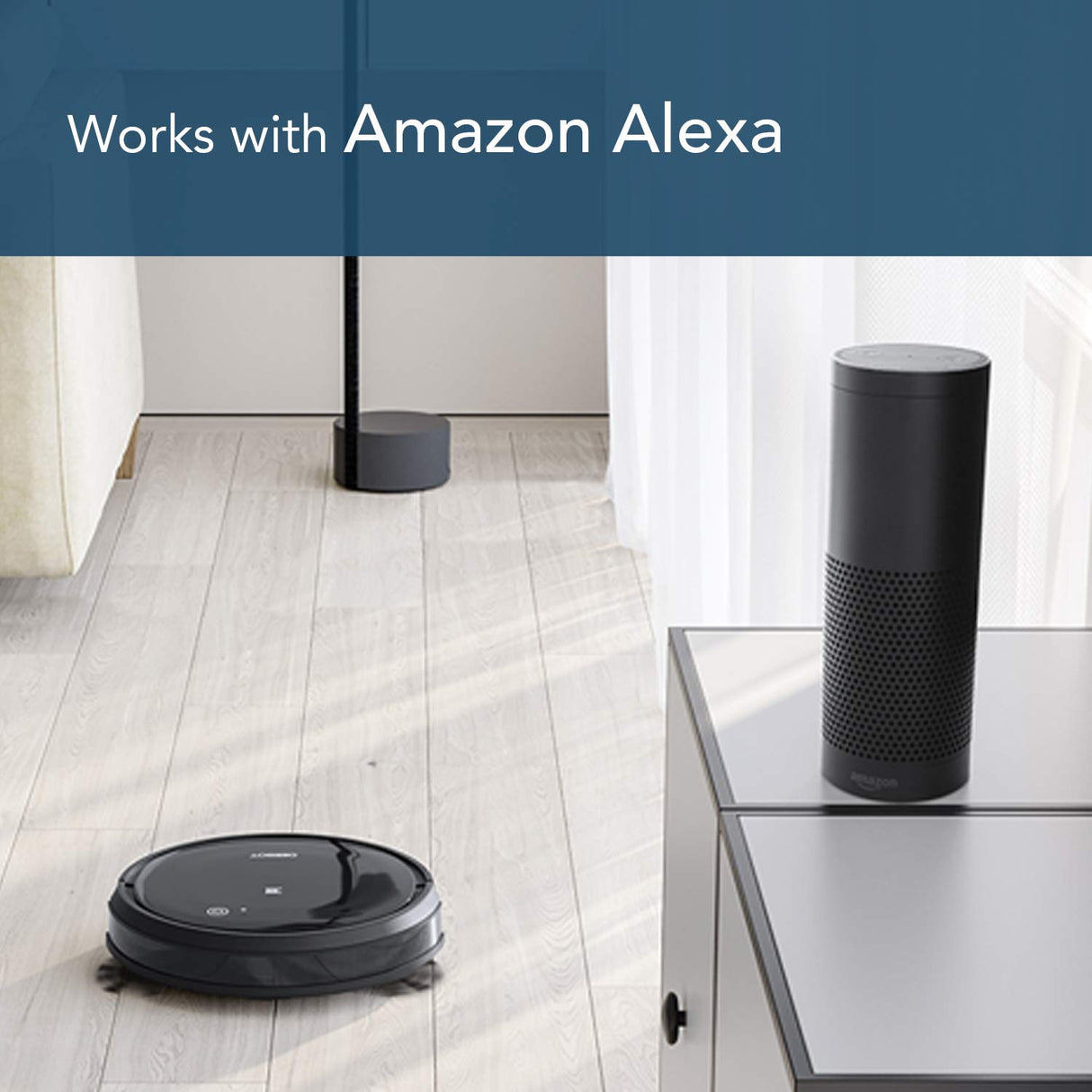 ECOVACS Deebot 500 Robotic Vacuum Cleaner with App & Voice Control, Strong Suction and Multiple Cleaning Modes, Self-Charging for Carpets & Hard Floors,work with Alexa (Black) (OPENBOX)