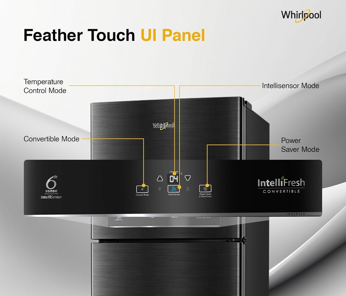 Whirlpool Intellifresh 411L 2-Star Convertible Inverter Frost Free Double Door Refrigerator (OPENBOX)