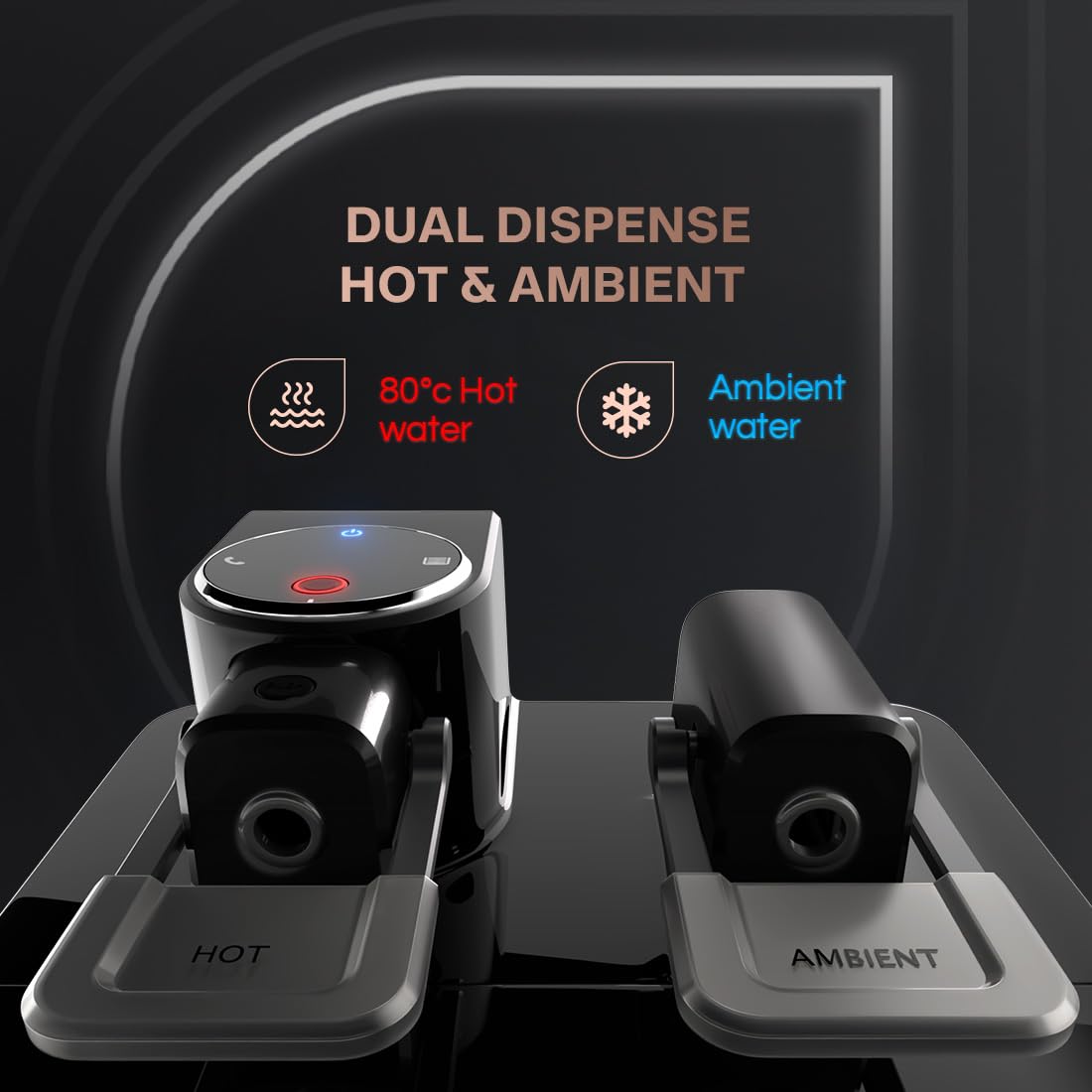 Aquaguard Aspire Spark RO+UV Hot & Ambient Water Purifier | Dual Stainless Steel Tanks | Active Copp(OPENBOX)